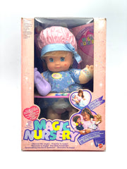 Bambola Mattel Magic Nursery del 1990, nuova, vecchia scorta